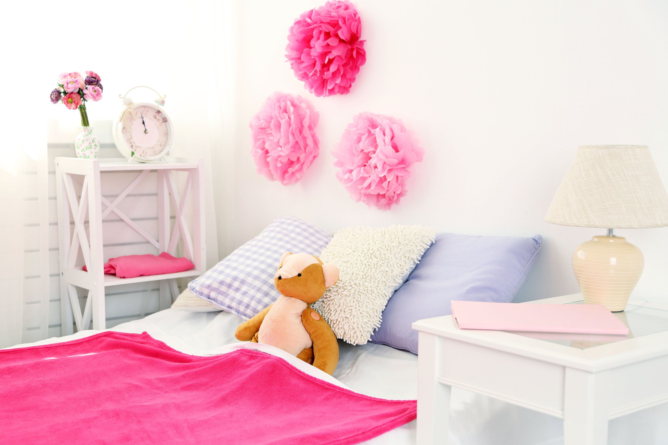 Beautiful Pink Girls Bedroom